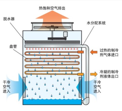 蒸發(fā)式冷凝器 蒸發(fā)式冷凝器
